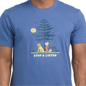 Men’s Life Is Good T-Shirt (Size Large)